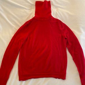J.Crew Red Turtleneck